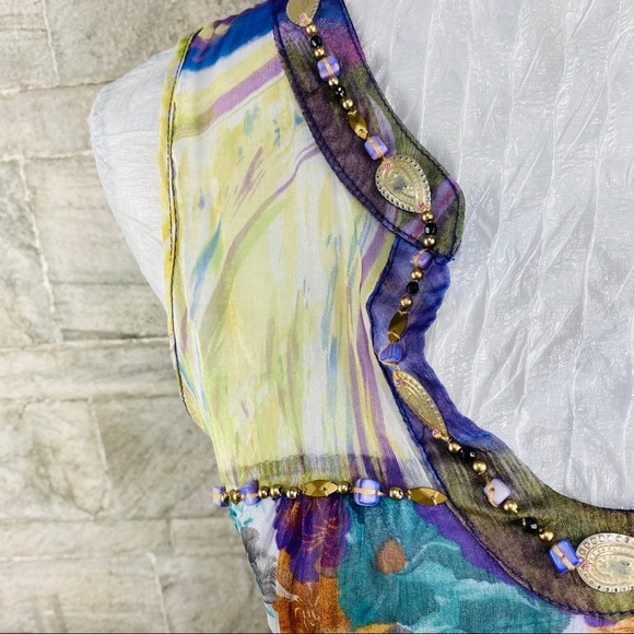 Anthropologie Petanu by pashma silk tunic dress - Picture 5 of 8